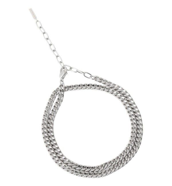  「【UNISEX】フラットリンクチェーン3WAYネックレス」|ネックレス|