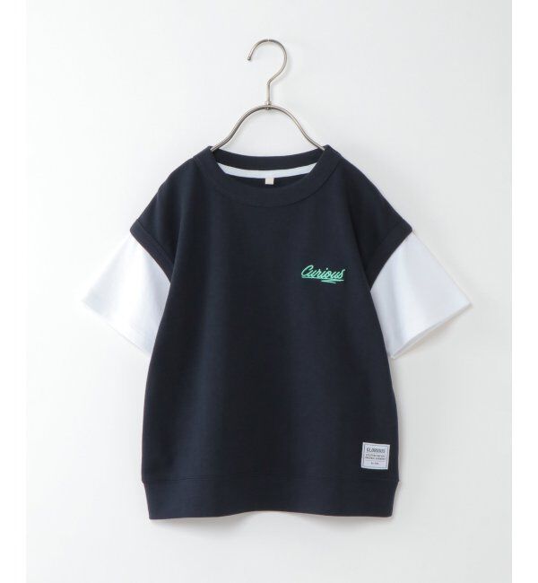 ikka kids「【キッズ】ベストレイヤード風Tシャツ(120~160cm)」|Tシャツ・カットソー|