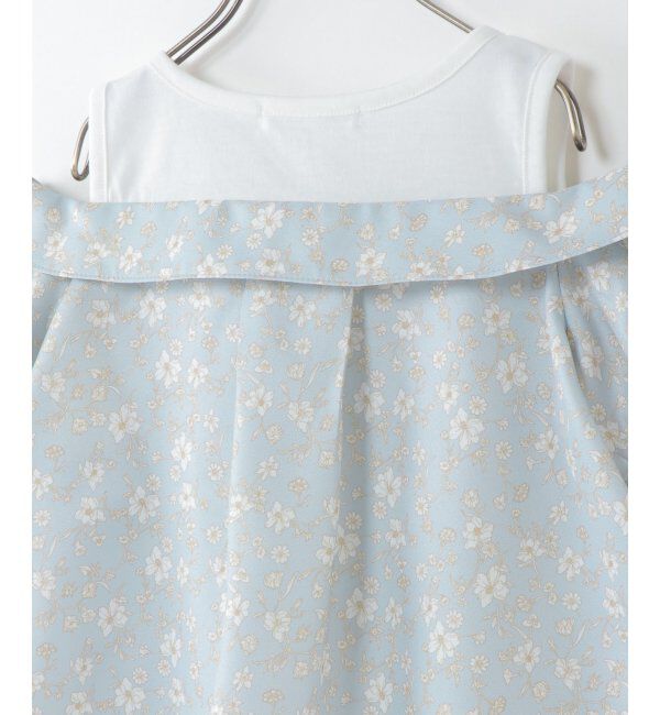 ikka kids「【キッズ】肩開きレイヤードブラウス（100~160cm）」|シャツ・ブラウス|