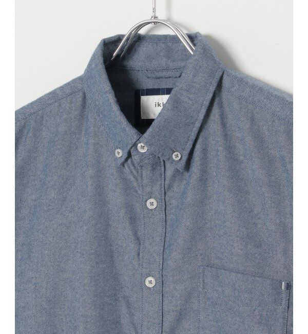 ikka「イージーケアフランネル無地シャツ」|シャツ・ブラウス|