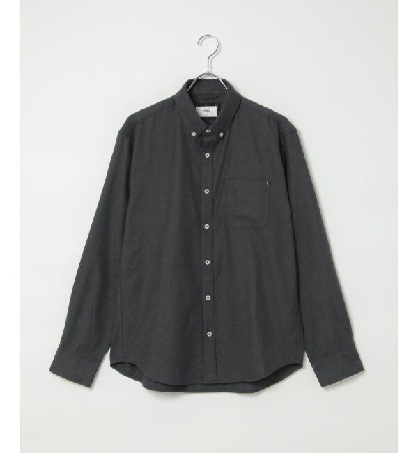 ikka「イージーケアフランネル無地シャツ」|シャツ・ブラウス|