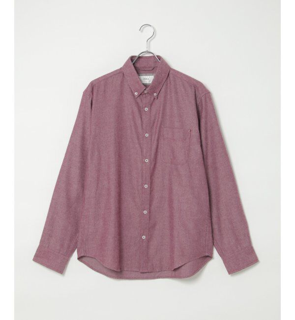 ikka「イージーケアフランネル無地シャツ」|シャツ・ブラウス|
