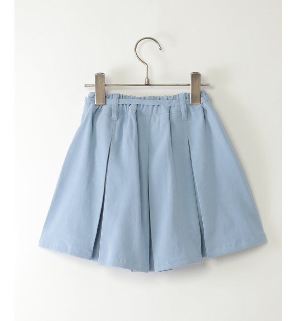 ikka kids「ポンポン付きプリーツキュロット（120~160cm）」|スカート|