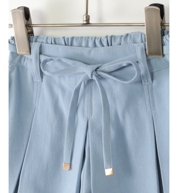 ikka kids「ポンポン付きプリーツキュロット（120~160cm）」|スカート|