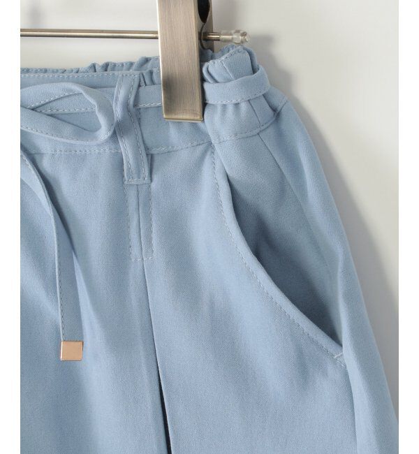 ikka kids「ポンポン付きプリーツキュロット（120~160cm）」|スカート|