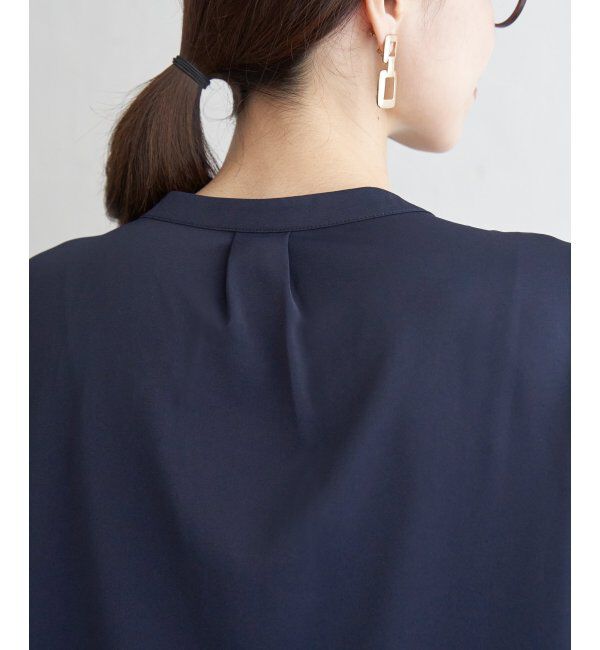 IKKA LOUNGE「袖プリーツブラウス」|シャツ・ブラウス|