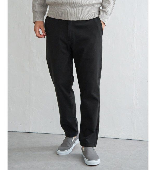 ikka「GOKU楽パンツ EASY STRETCH 起毛イージー」|その他|ブラック