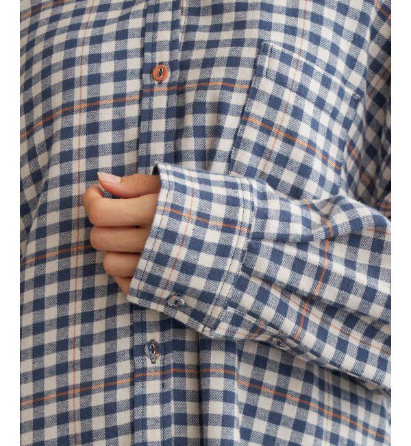 Lbc with Life「配色ボタンチェックネルシャツ」|シャツ・ブラウス|