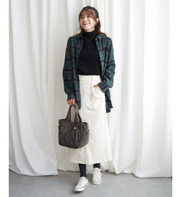 Lbc with Life「配色ボタンチェックネルシャツ」|シャツ・ブラウス|