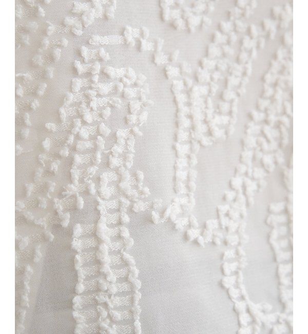 Lbc with Life「シアーカットジャカードブラウス」|シャツ・ブラウス|