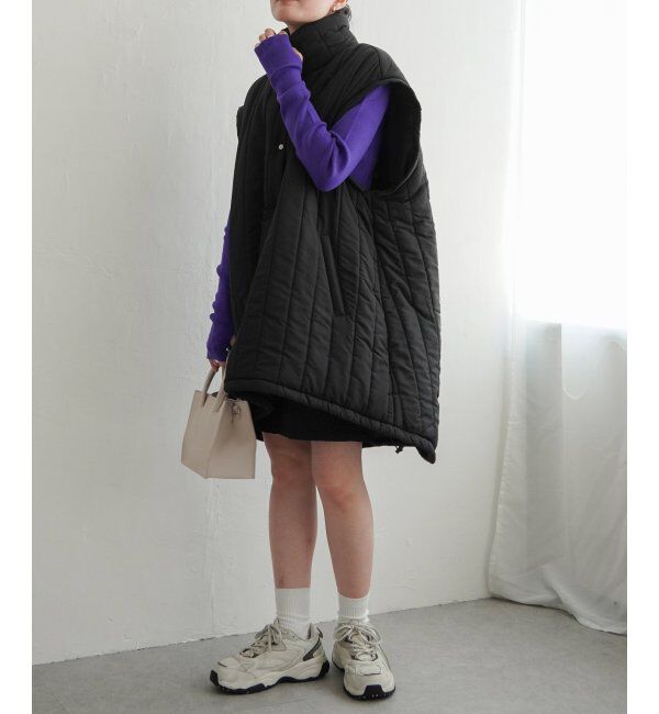 VENCE share style「袖取り外し縦キルト中綿コート」|その他|