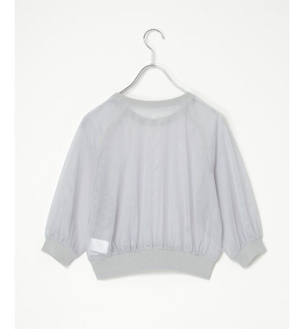 VENCE share style「チュール五分袖ショートプルオーバー」|Tシャツ・カットソー|