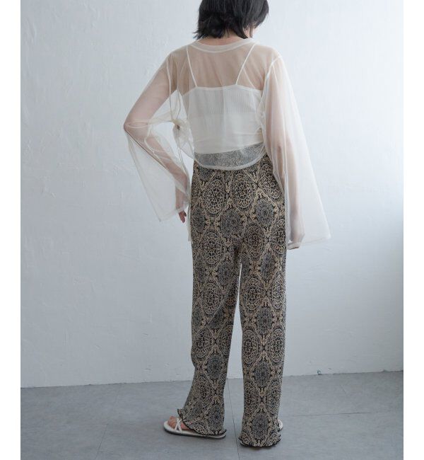 VENCE share style「サイドシャーリングチュールトップス」|その他|