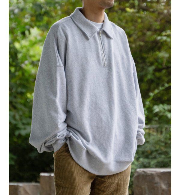 VENCE share style「Goodwear グッドウェア ハーフジップトレーナー」|スウェット・ジャージ|グレー