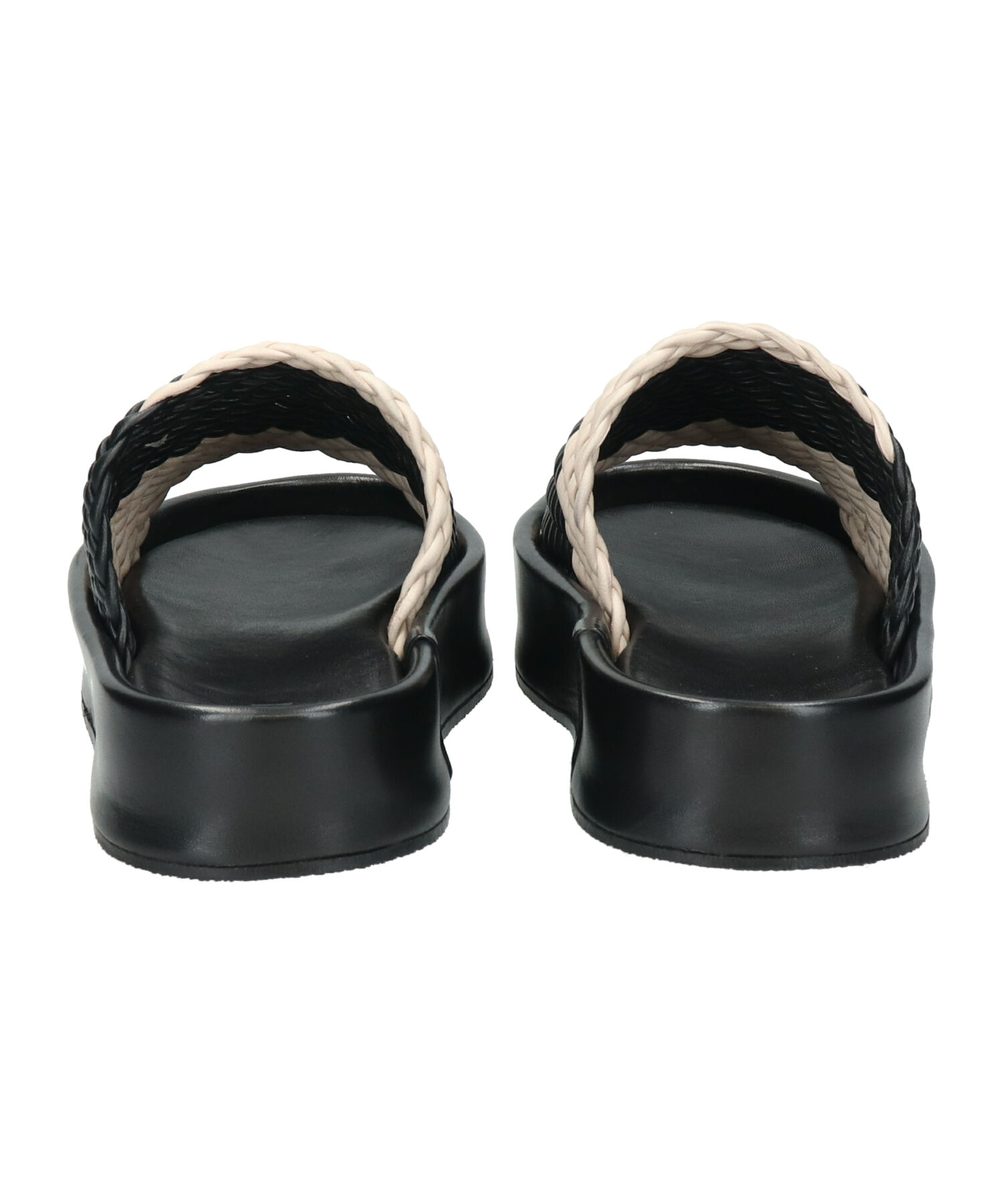 IMPORT SELECT「【JVAM】ウーブンレザー厚底ミュールサンダル(E52126)」|サンダル|