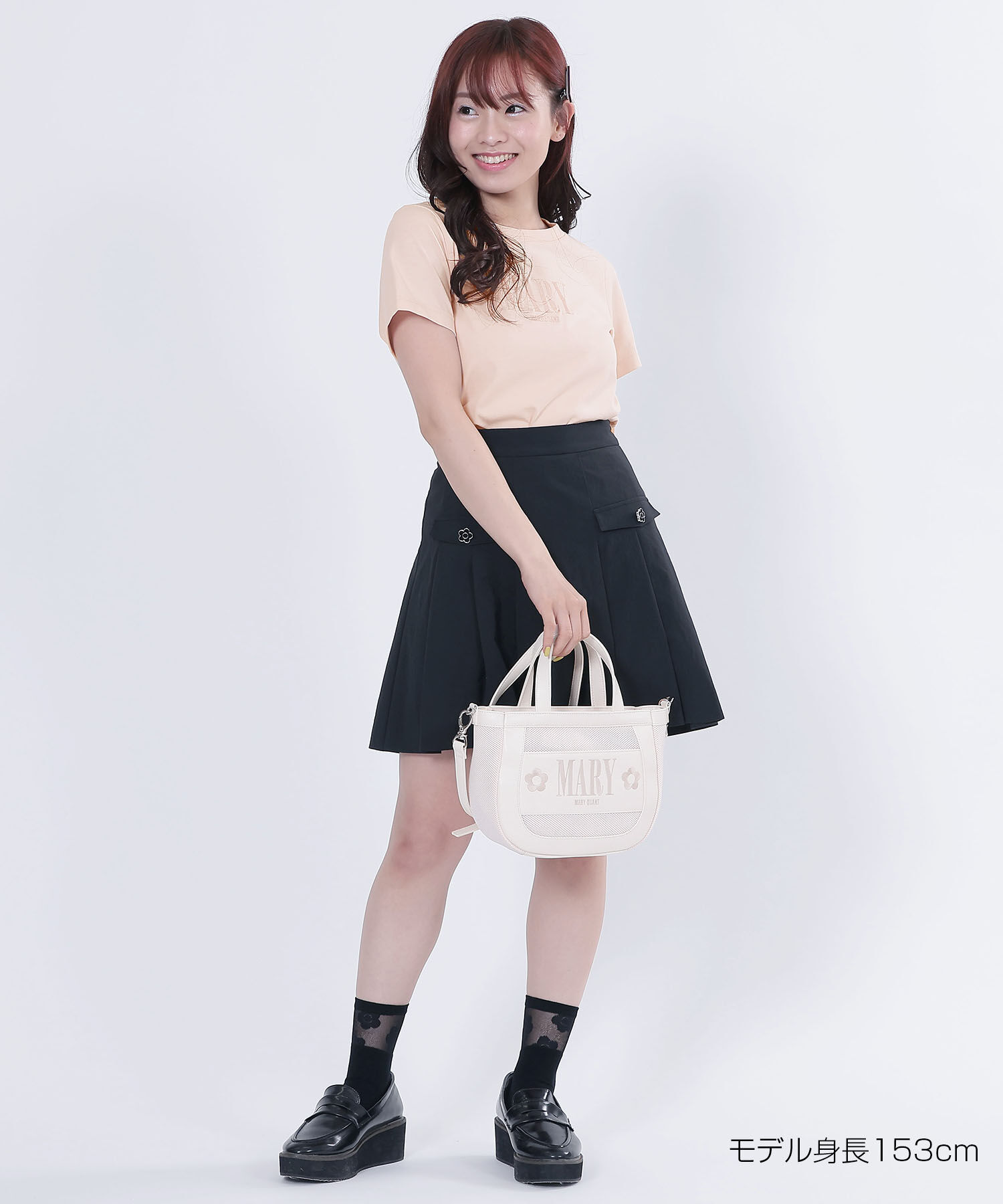 MARY QUANT「MARYロゴ Tシャツ」|Tシャツ・カットソー|ピンク