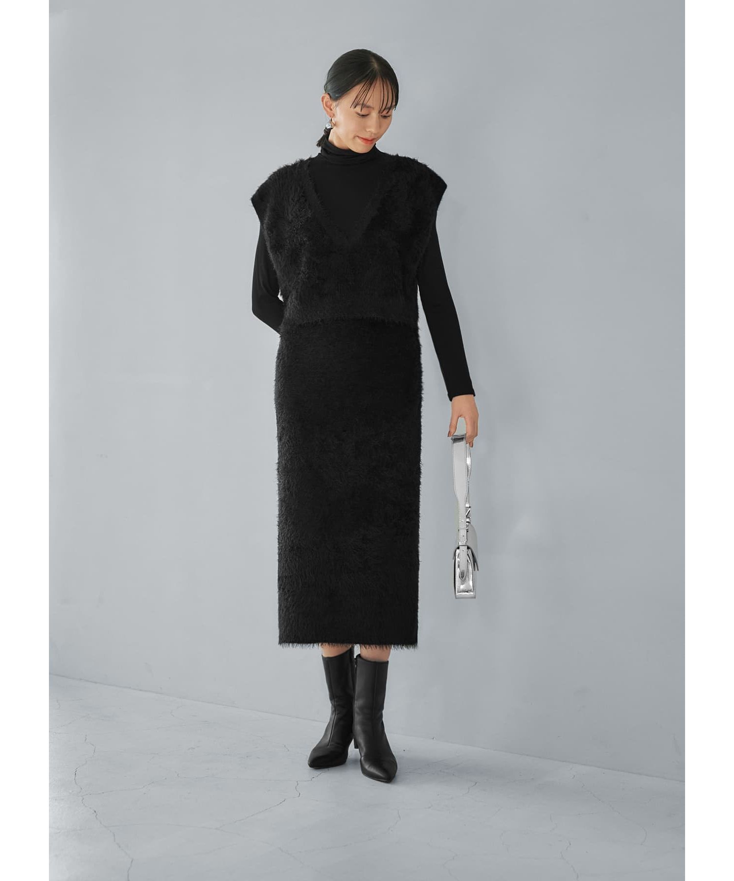 STYLE DELI「ふわふわシャギーペンシルスカート」|スカート|