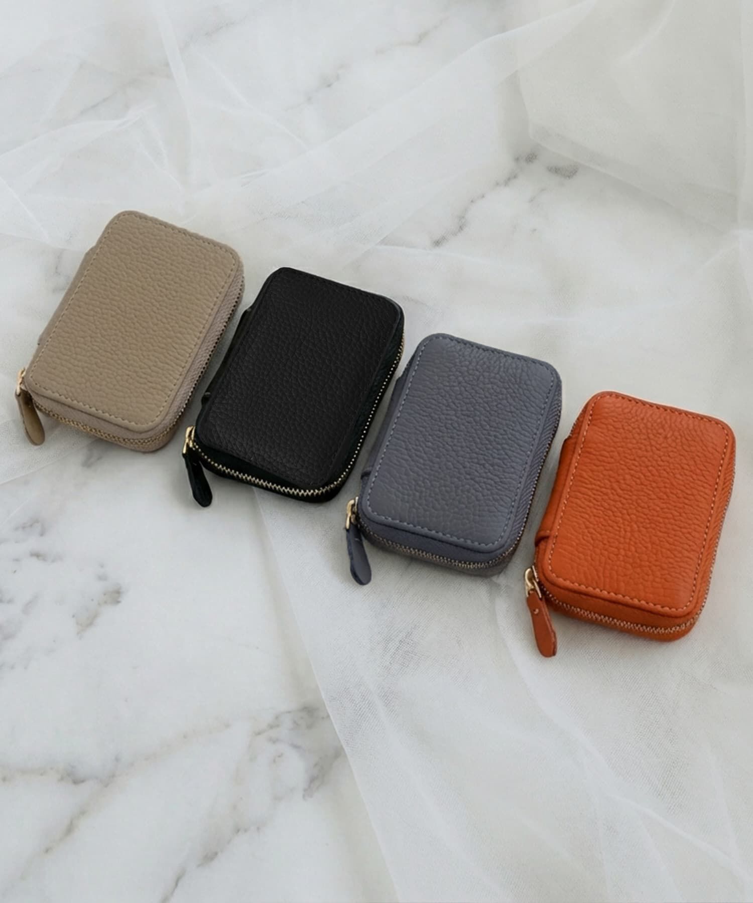 STYLE DELI「【DELI by】リアルレザー小物ケース（ミラー付き）」|ポーチ|