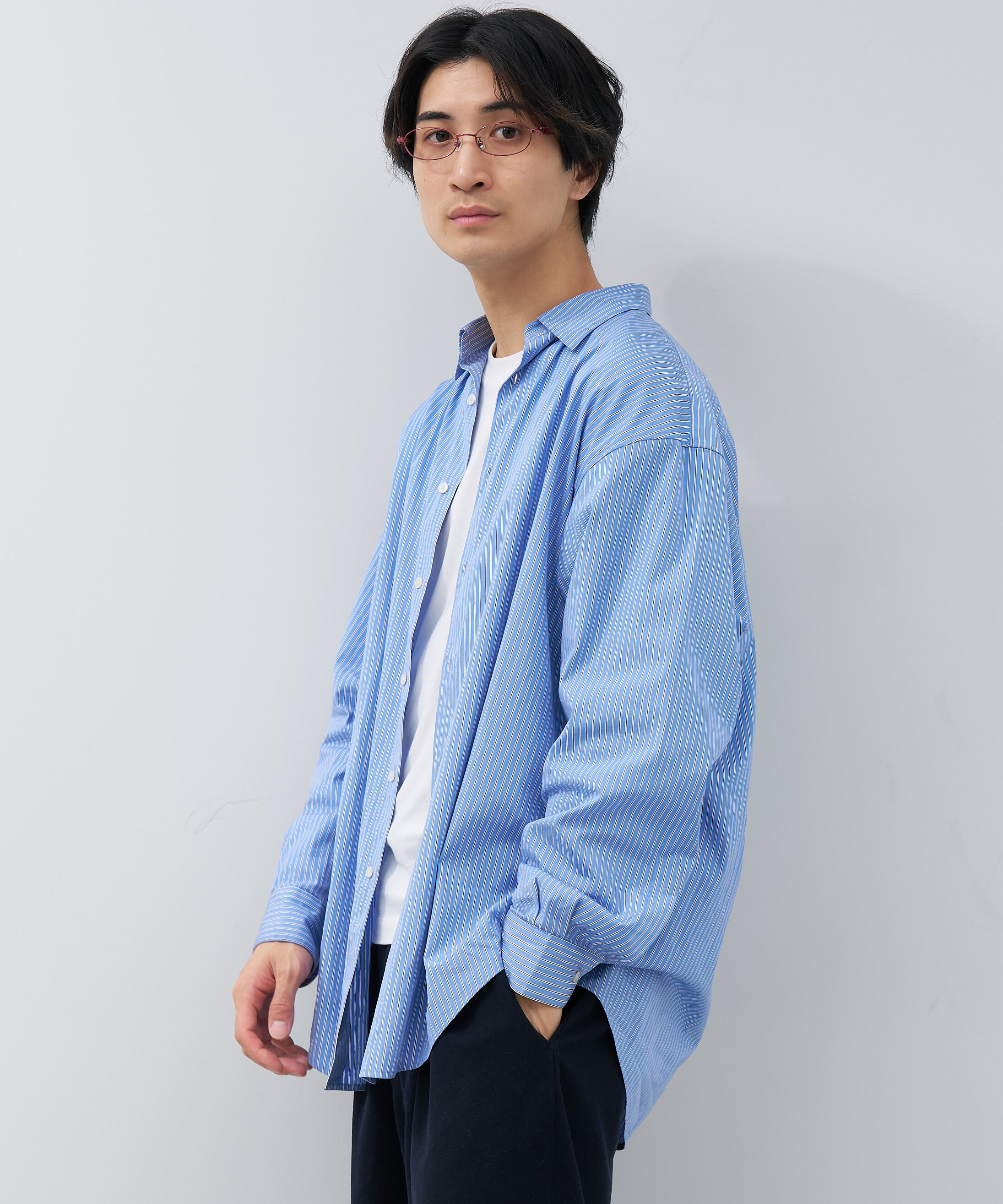  「【アウトレット価格】オーバル型 メガネ｜メタル&times;プラスチック ドット柄 水玉 可愛い レンズ交換券付き」|メガネ|