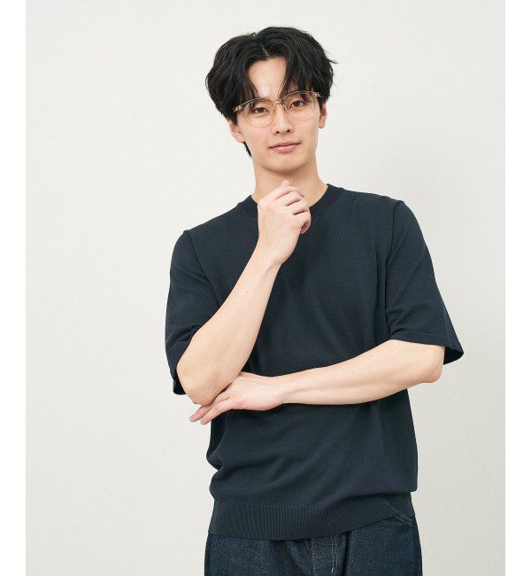  「ウェリントン型 メガネ｜クリアカラー｜伊達メガネ 度付きメガネ｜ユニセックス  レンズ交換券付」|メガネ|