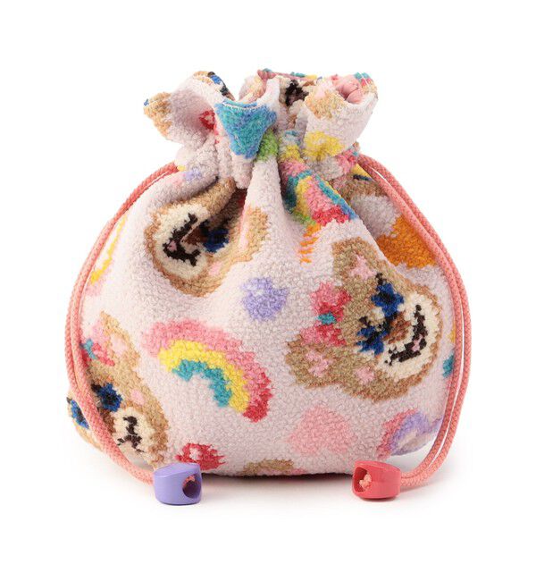 LOVERARY BY FEILER「ハッピーポップニナ　巾着　L/HPA-233096」|ポーチ|ペールパープル