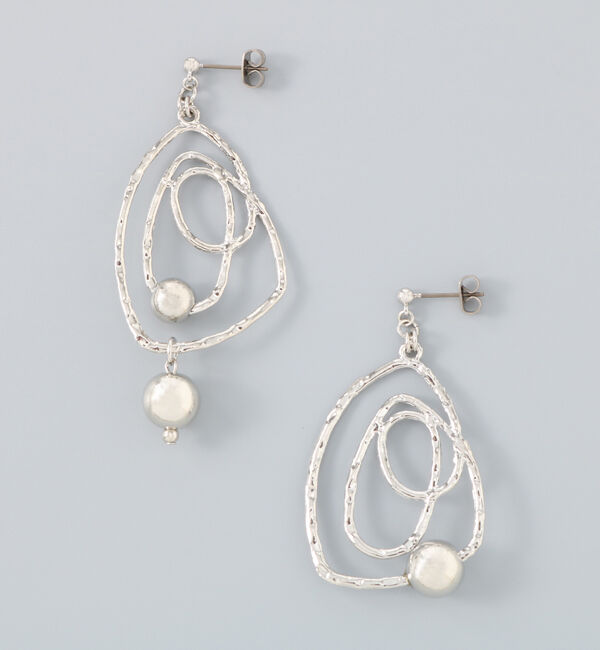 Phoebe+「【sfy】wire asymmetryピアス」|ピアス|シルバー