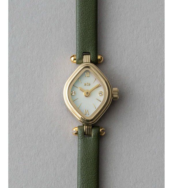 ete「ダイヤモンド ロンバス ウォッチ」|腕時計|イエローゴールド