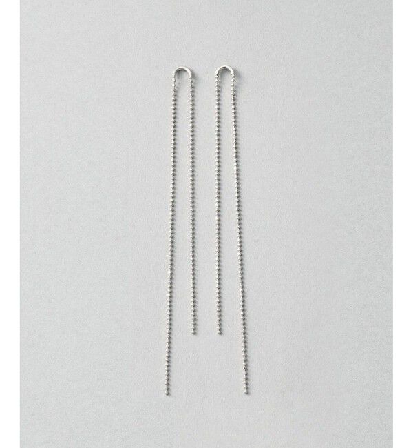Jouete「ピアス ボールチェーン」|ピアス|プラチナム