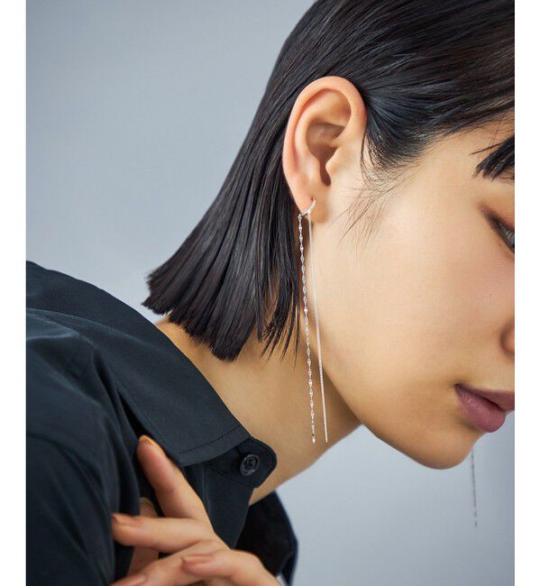 Jouete「[ダブルフェイス] イヤリング チェーン」|イヤリング|