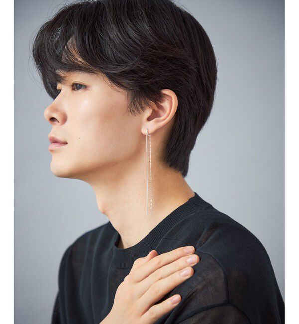 Jouete「[ダブルフェイス] イヤリング チェーン」|イヤリング|