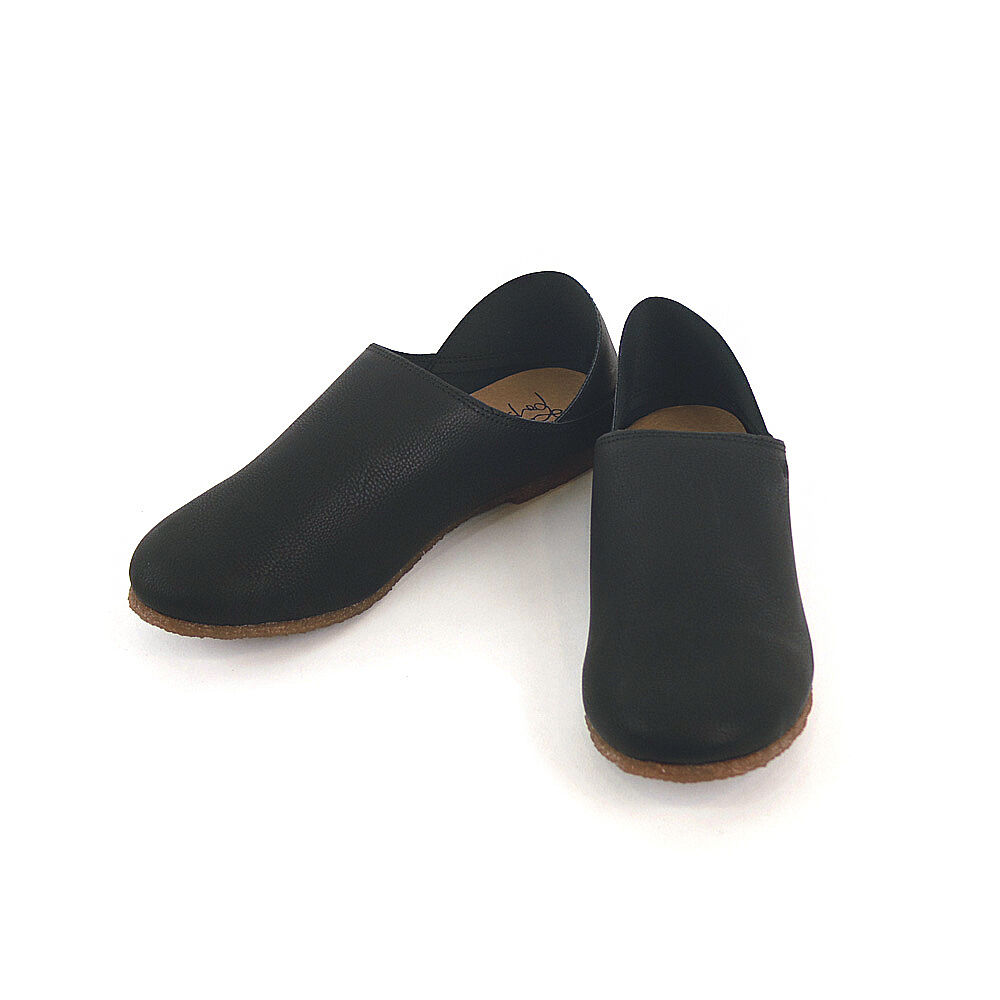 BACKYARD FAMILY「バブーシュ レディース 通販 シューズ ブランド ハッシュドコーデ おしゃれ 靴 スリッパ」|スリッポン|ブラック1