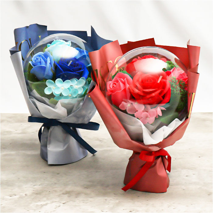 BACKYARD FAMILY「ソープフラワー 花束 通販 オーブローズブーケ アーティフィシャルフラワー アレンジ」|その他|