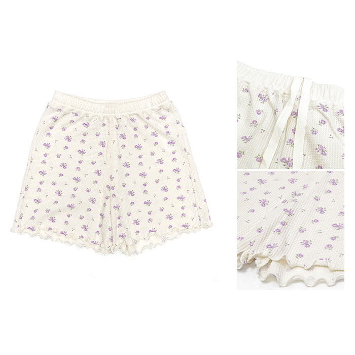 BACKYARD FAMILY「ルームウェア レディース 通販 JEMORGAN ジェーイーモーガン 花柄 半袖 ショートパンツ」|ルームウェア|