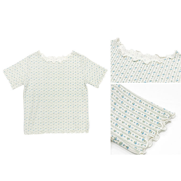 BACKYARD FAMILY「ルームウェア レディース 通販 JEMORGAN ジェーイーモーガン 花柄 半袖 ショートパンツ」|ルームウェア|