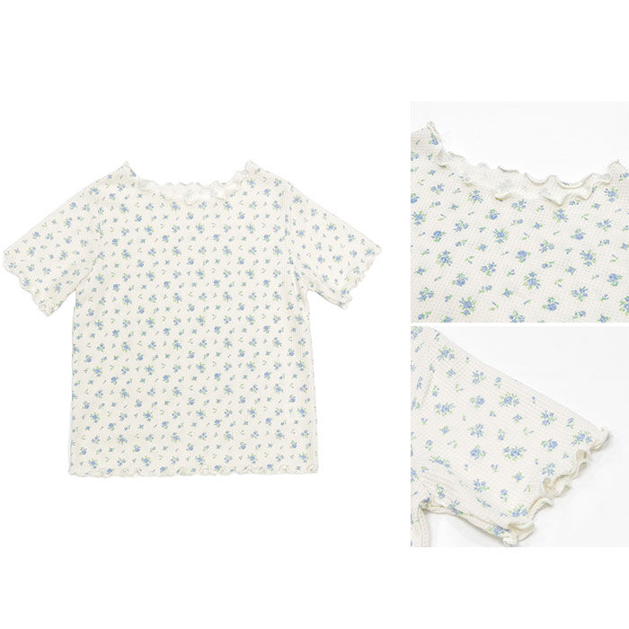 BACKYARD FAMILY「ルームウェア レディース 通販 JEMORGAN ジェーイーモーガン 花柄 半袖 ショートパンツ」|ルームウェア|