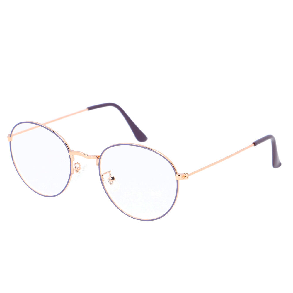 BACKYARD FAMILY「伊達メガネ おしゃれ 通販 サングラス ボストン 伊達眼鏡 伊達めがね だてめがね ボストンタイプ」|メガネ|パープル1