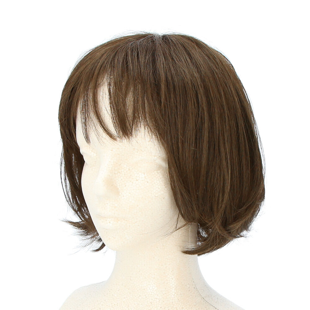 BACKYARD FAMILY「プリシラ ウィッグ フルウィッグ 通販 ショート 自然 ボブ 黒髪 大人 コスプレ かつら 着物」|ヘアスタイリング|ブラウン1