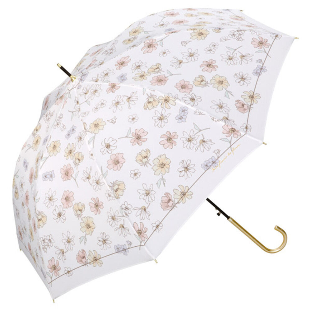 BACKYARD FAMILY「ジャンプ傘 おしゃれ 通販 ジャンプ式 雨傘 傘 長雨傘 58cm 大きめ 晴雨兼用 紫外線対策」|傘|ホワイト3