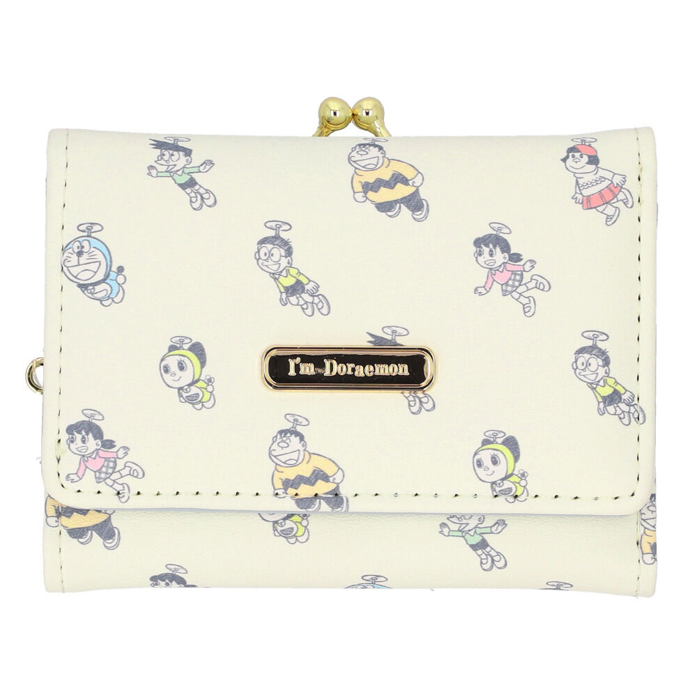 BACKYARD FAMILY「口金財布 キャラクター ミニ 通販 折りたたみ財布 おさいふ お財布 財布 3つ折り財布 折財布」|財布|ホワイト1