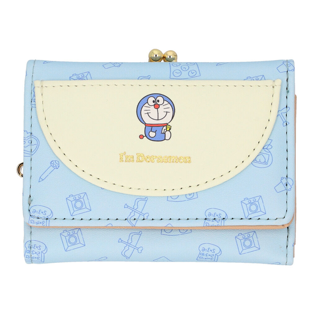 BACKYARD FAMILY「口金財布 キャラクター ミニ 通販 折りたたみ財布 おさいふ お財布 財布 3つ折り財布 折財布」|財布|ブルー1