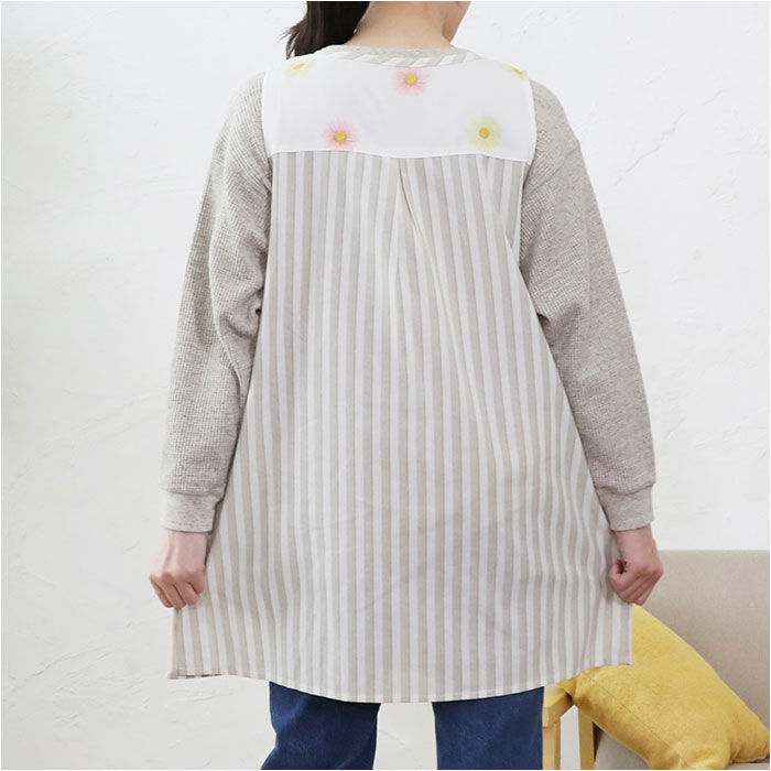 BACKYARD FAMILY「エプロン 保育士 通販 キャラクターエプロン 介護士 大人用エプロン サイドボタン かわいい 大人」|その他|