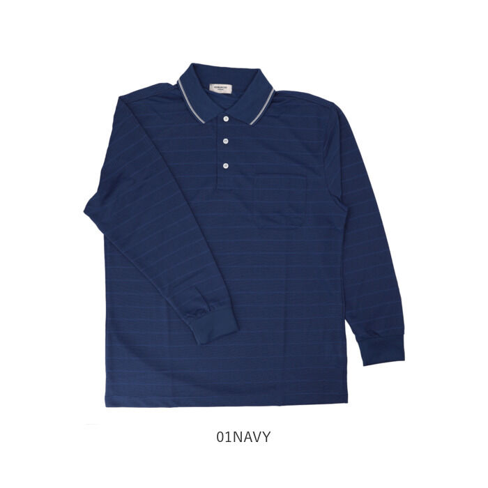BACKYARD FAMILY「ポロシャツ メンズ 長袖 通販 長袖ポロシャツ カジュアル シンプル 吸汗速乾 男性 通気性 紳士」|その他|