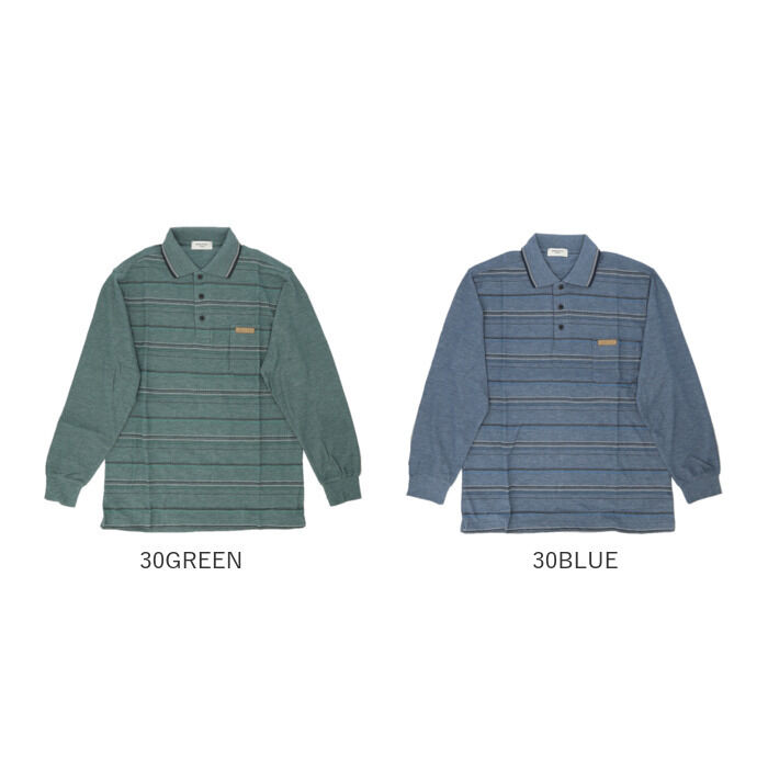 BACKYARD FAMILY「ポロシャツ メンズ 長袖 通販 鹿の子ポロシャツ 長袖ポロシャツ 通気性 肌触りがいい 快適」|その他|