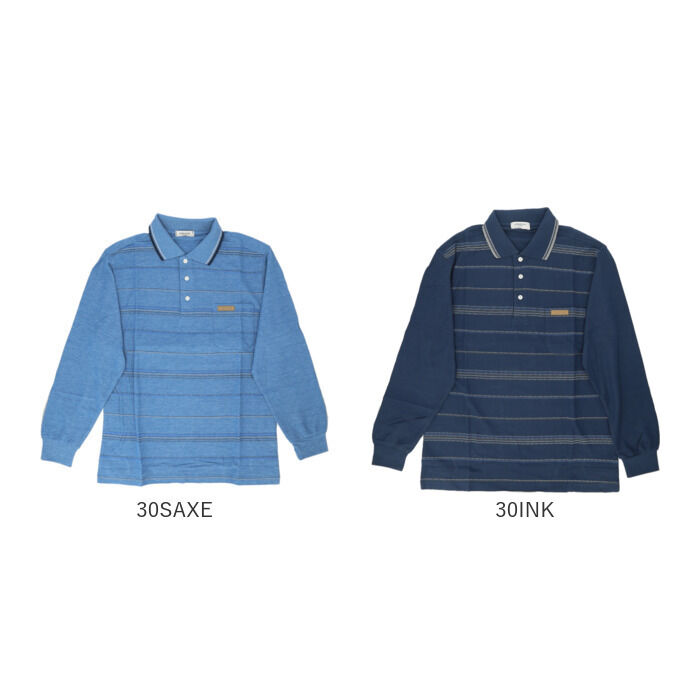 BACKYARD FAMILY「ポロシャツ メンズ 長袖 通販 鹿の子ポロシャツ 長袖ポロシャツ 通気性 肌触りがいい 快適」|その他|