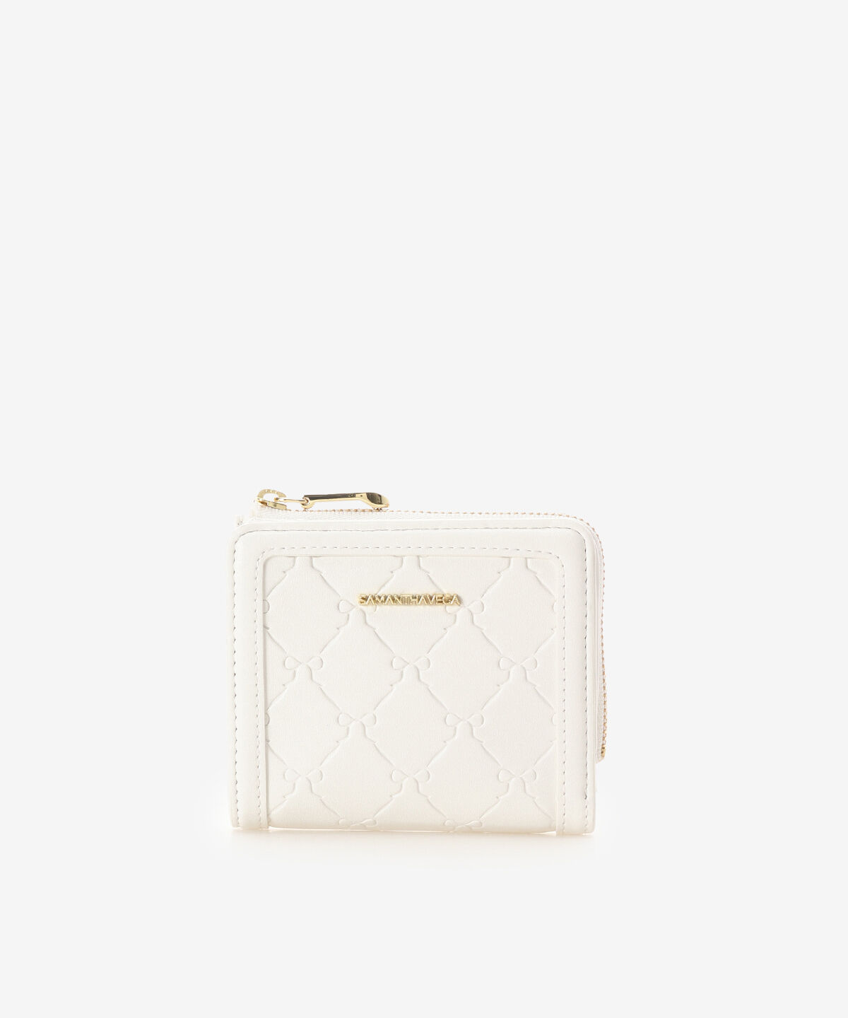 Samantha Vega「スタンピングリボン折財布」|財布|ホワイト