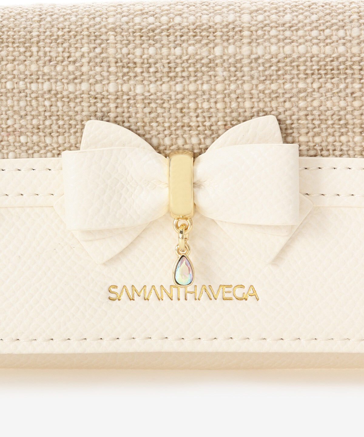Samantha Vega「マテリアルアクセントリボンキーケース」|キーケース|