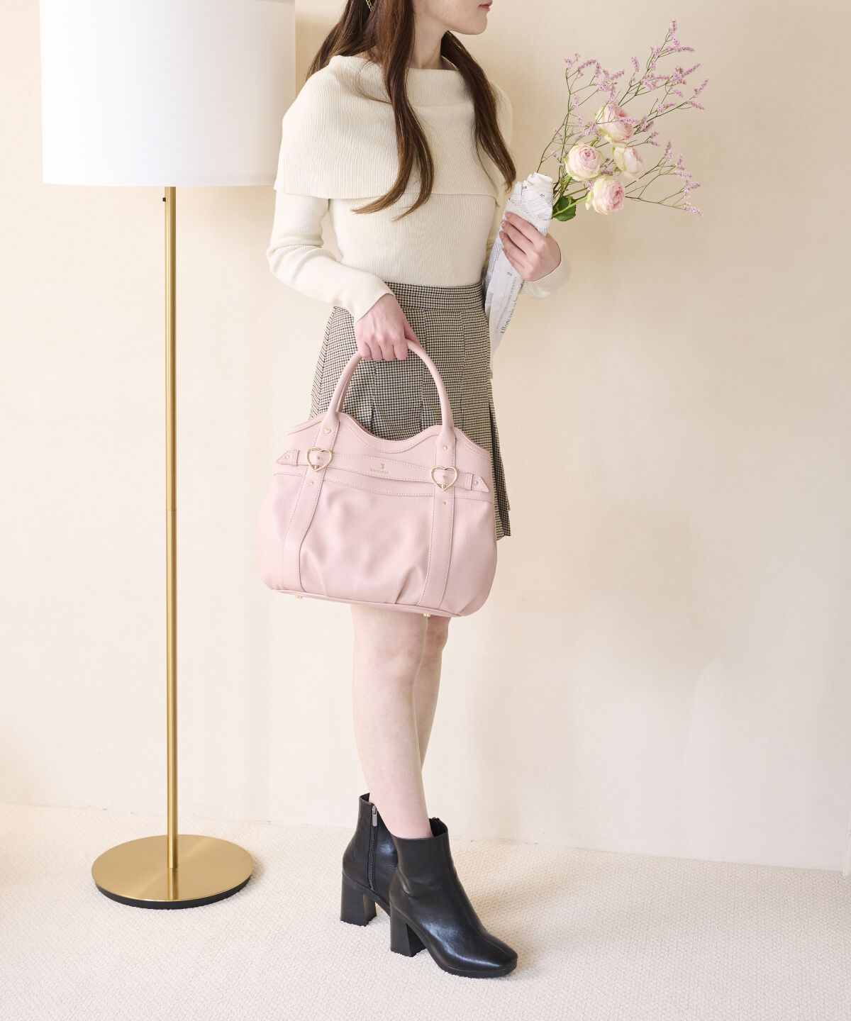 Samantha Vega「ハートベルトトートバッグ」|トートバッグ|ピンク