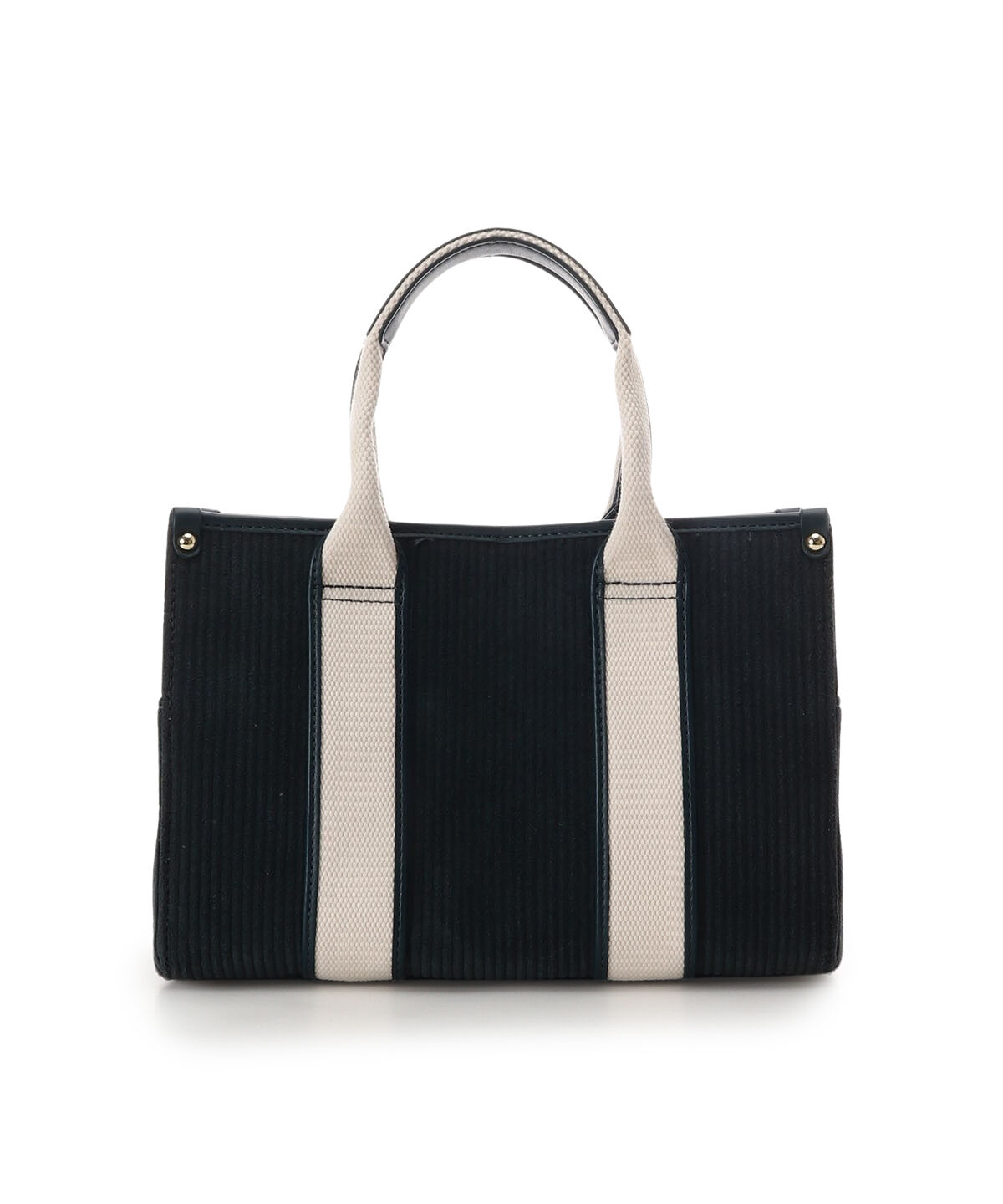 Samantha Vega「ロゴテープコーデュロイトート（小）」|ハンドバッグ|
