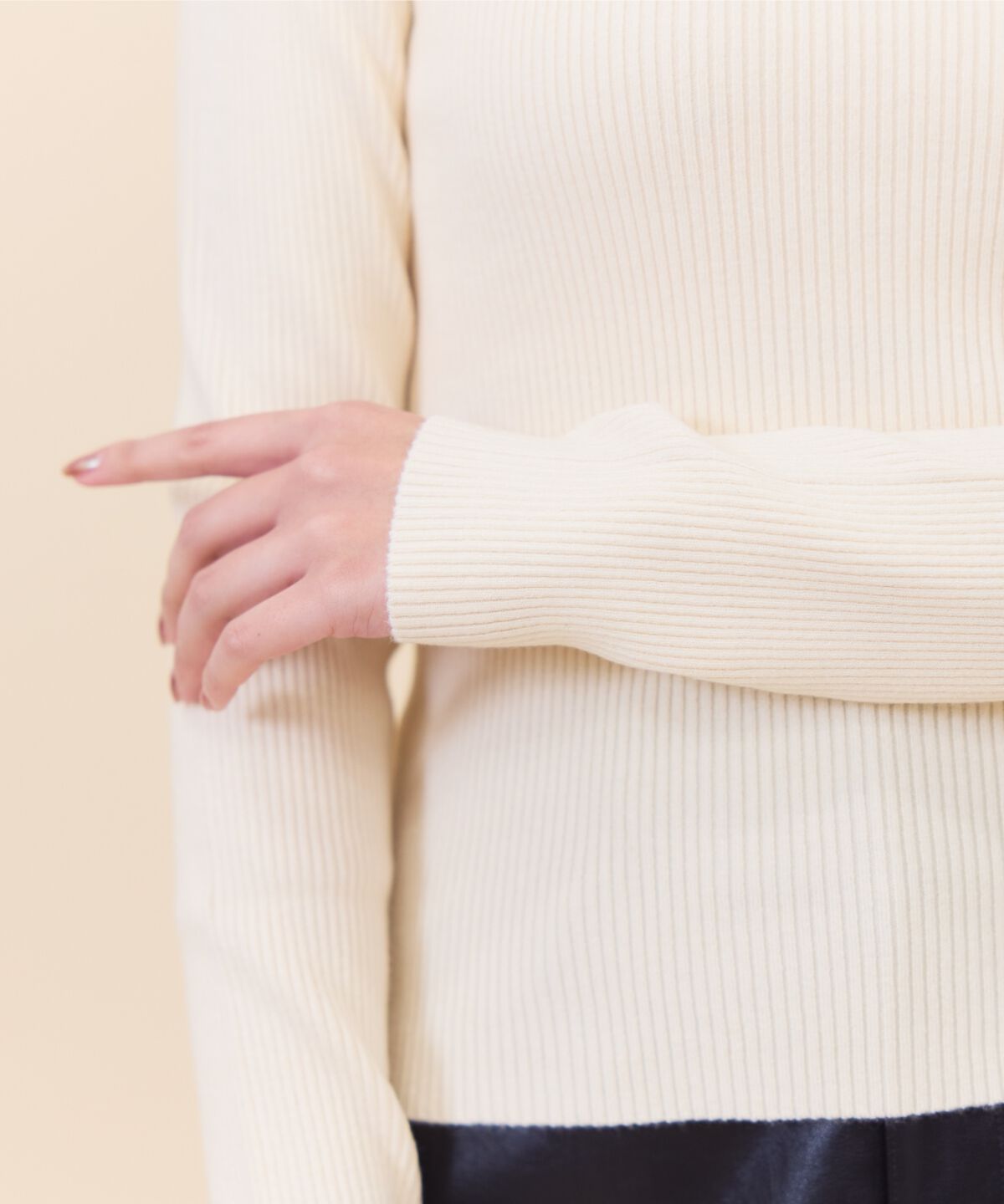 REDYAZEL「クルーネックリブニット」|ニット・セーター|