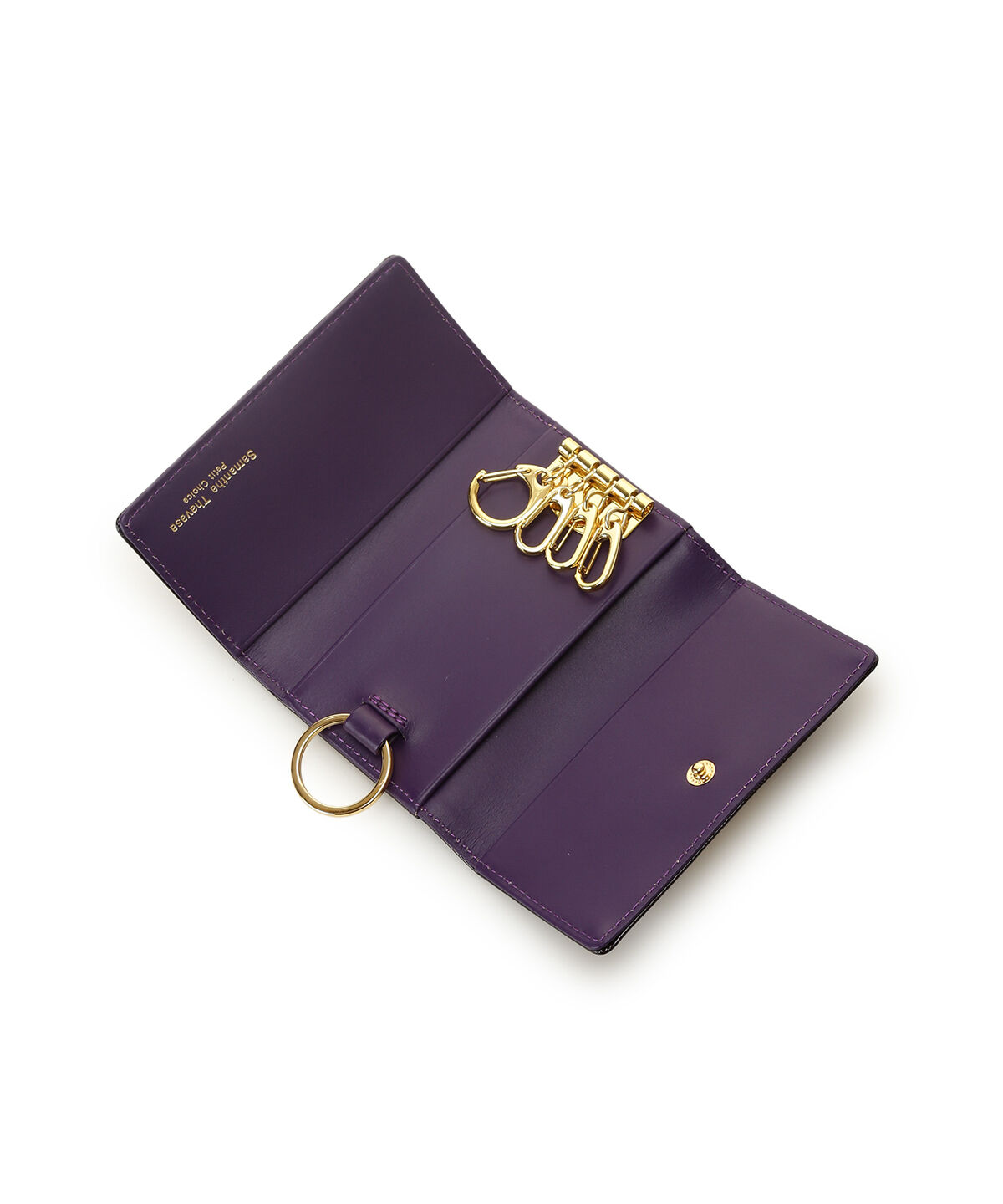 Samantha Thavasa Petit Choice「エナメルハート型押し キーケース」|キーケース|